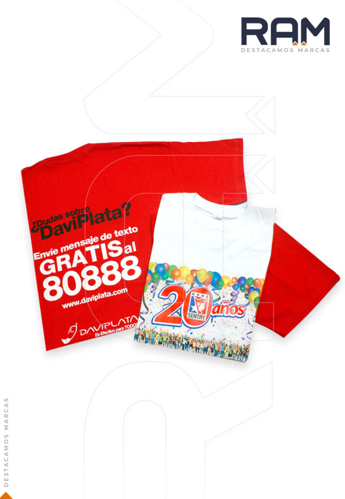 Camiseta dotación 008 personalizada para empresas
