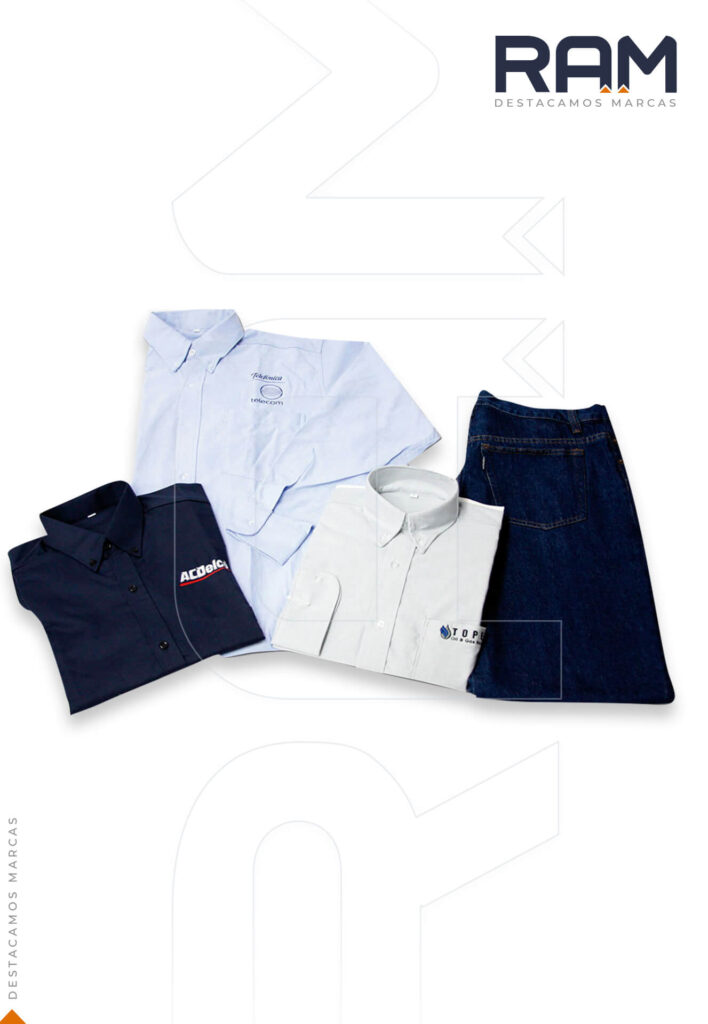 Set Camisa y Jean Dotación 003 personalizada para empresas