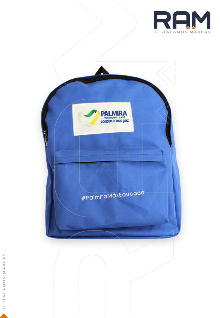 Morral Escolar 046 con logo personalizado