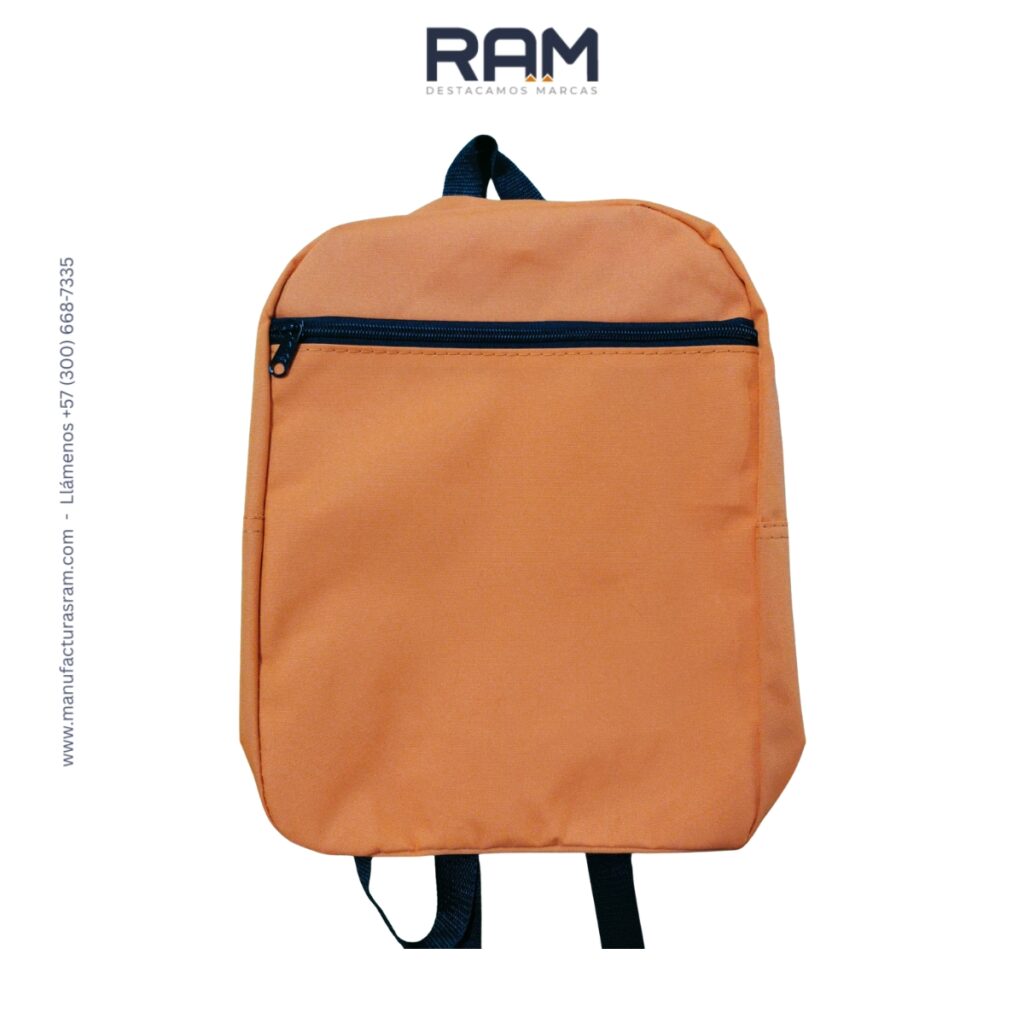 Morral Escolar 002 personalizado para empresas | Manufacturas RAM - Fabricantes de Maletines y Morrales en Colombia. ¡Contáctanos y reciba asesoría!