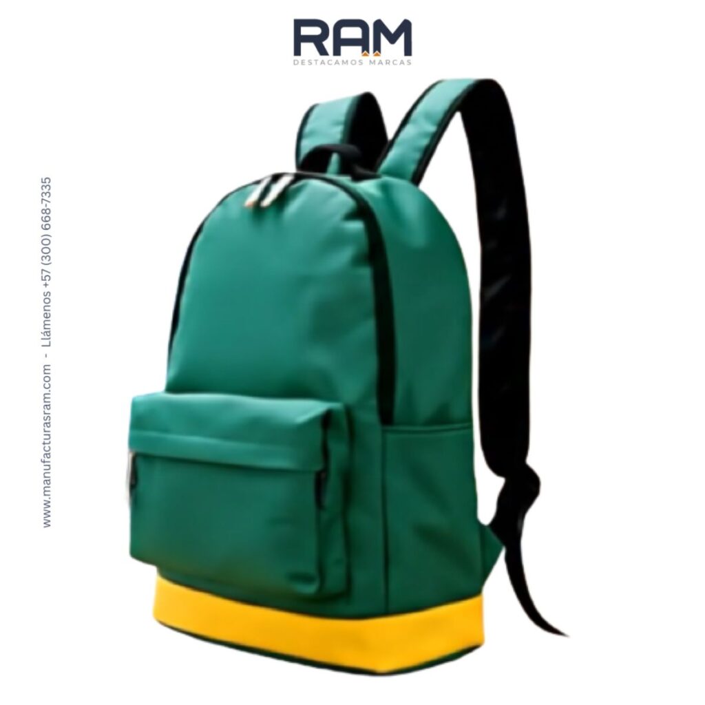 Morral Escolar 005 personalizado para empresas | Manufacturas RAM - Fabricantes de Maletines y Morrales en Colombia. ¡Contáctanos y reciba asesoría!