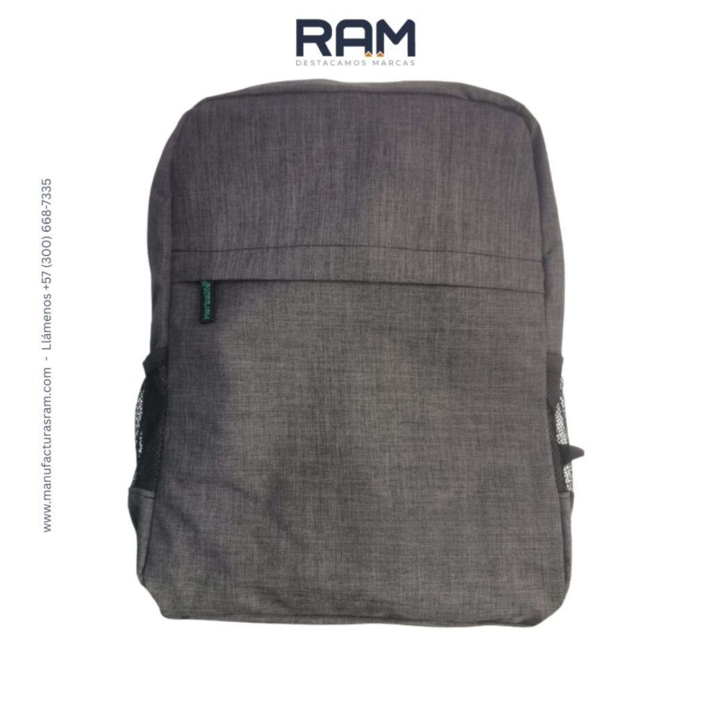 Morral Escolar 008 personalizado para empresas | Manufacturas RAM - Fabricantes de Maletines y Morrales en Colombia. ¡Contáctanos y recibe asesoría!